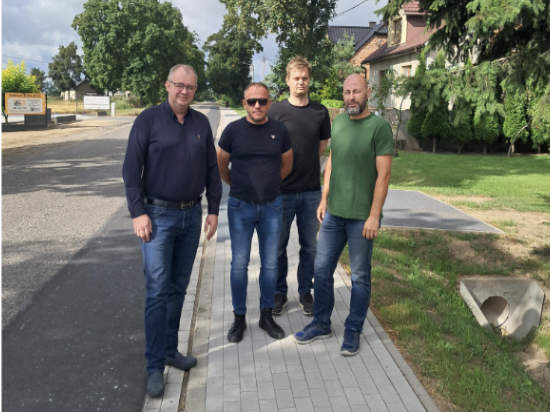 Nowy chodnik w Kowalewie